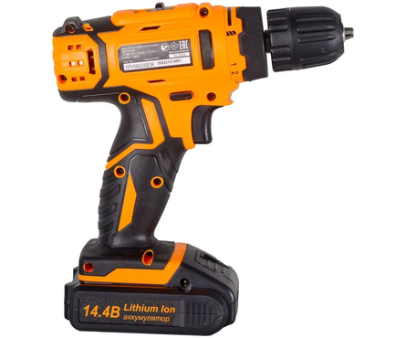 Дрель-шуруповерт Вихрь ДА-14.4Л-2КА 14.4 В 2 шт Li-ion акк., 0.8-10 мм Фотография_2