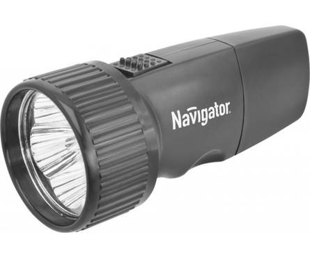 Фонарь светодиодный Navigator NPT-CP05-ACCU, 5LED, аккумулятор, с вилкой, пластик Фотография_0