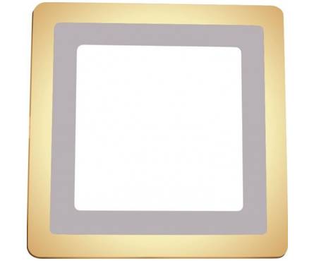 Светильник светодиодный встраиваемый LE LEDOBL WH 16W CW(квадрат) LE061300-0024