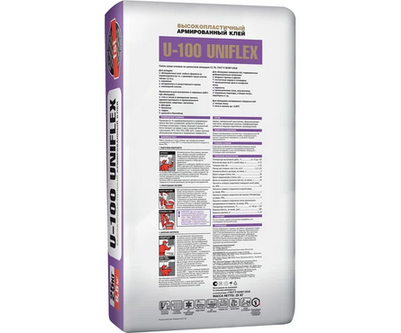 Клей плиточный ЮНИС UNIFLEX U-100 С2ТЕ 25 кг  Фотография_1