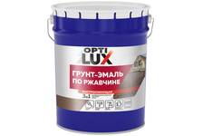 Грунт-эмаль Optilux (Оптилюкс) по ржавчине «3-в-1» быстросохнущая, коричневая, 25 кг