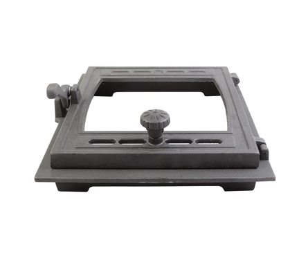 Дверка для печи топочная крашеная без стекла ДТГ-8С Кижи 290х325 мм РЛК Фотография_2