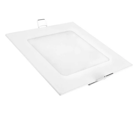 Светильник LED ДВО встраив. 9 Вт 6500К 600 Лм IP40 Квадрат белый ультра тонкий d 145 мм 5008281А Фотография_1