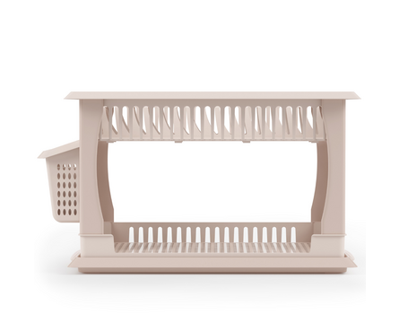 Сушилка для посуды настольная 480х305х300 мм ПВХ двухъярусная Фотография_1