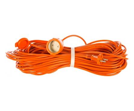 Удлинитель UNIVersal 1 гнездо без заземления, 6 А, IP4,4 УШ-6 ПВС, 2х0.75, 30 м Фотография_1