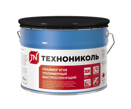 Праймер битумный №08 полимерный быстросохнущий ТЕХНОНИКОЛЬ 10 л/7 кг Фотография_0