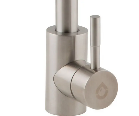 Смеситель для кухни однорычажный AV Engineering высокий гусак сатин без подв. ZAR 304-006 Фотография_2