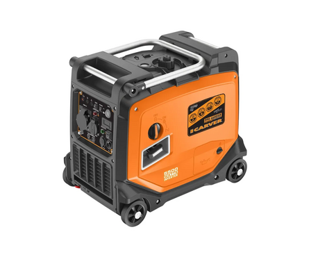 Генератор бензиновый инверторный 5.0 кВт 220 В бак 11 л ручной/электро стартер PPG-6600ISR CARVER Фотография_0