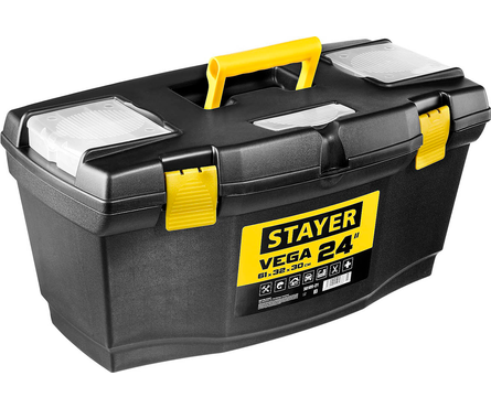 Ящик для инструмента STAYER VEGA-24, пластиковый Фотография_0