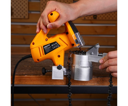 Станок для заточки цепей 180 Вт, 7000 об/мин, диск 100 мм DKGM180 DEKO Фотография_4