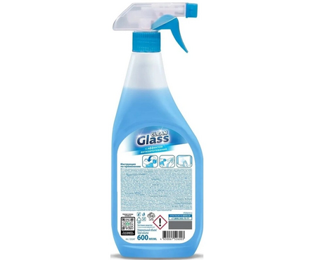 Средство для мытья стекол и зеркал GRASS Clean Glass Голубая лагуна 600 мл Фотография_1