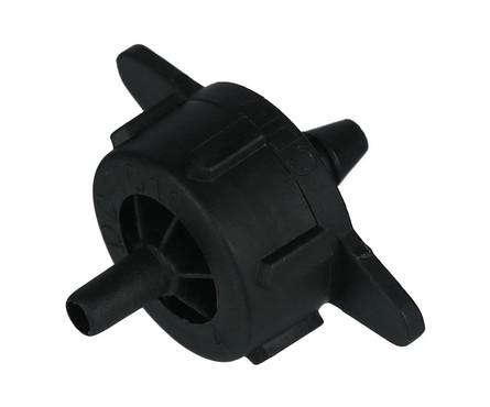 Капельница для полива компенсированная разборная, 4 л/ч, 0,8-3 бар, чёрная Фотография_1