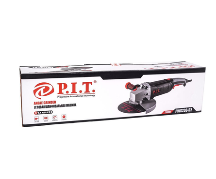 УШМ 230 мм 2300 Вт, 6300 об/мин, плавный пуск, поворотная ручка PWS230-D2 P.I.T. Фотография_4