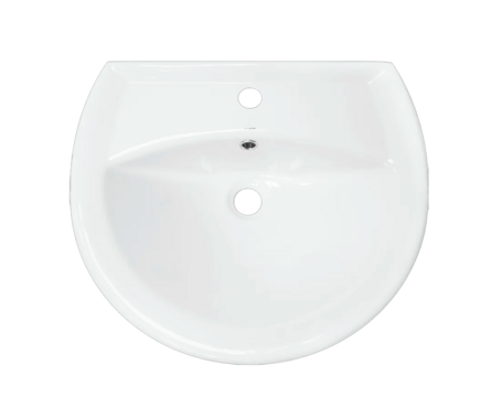 Умывальник с постаментом Аттика-55 с отв. Sanita Фотография_2