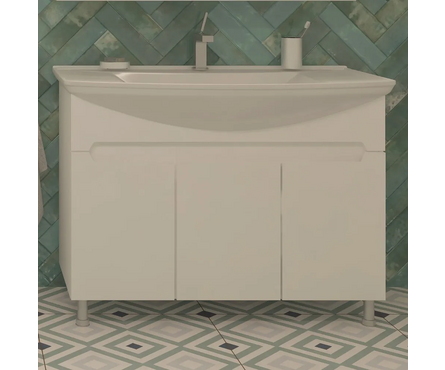 Тумба для ванной Паола 105 с умывальником Стиль 1050 Фотография_1