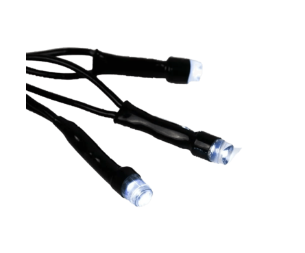 Гирлянда светодиодная 10 м 100 LED ламп, с контроллером белые свет, 8 режимов, зеленый провод Фотография_2