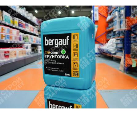 Грунт BERGAUF Tiefgrunt глубокого проникновения 10 кг Фотография_1