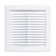 Решётка цилиндрическая вентиляционная вытяжная с сеткой без рамки 440х440 (белая)