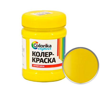 Колер-краска Colorika Aqua желтая 0,5 кг Фотография_0