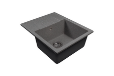 Мойка МЛ-ГМС103 с крылом темно-серая 570х460х190 мм