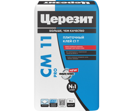 Клей плиточный ЦЕРЕЗИТ СМ11 PRO С1Т 25 кг Фотография_0