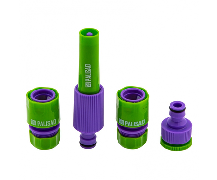 Набор для подключения шланга (распылитель, 3 адаптера к распылителю) 1/2 PALISAD Фотография_1
