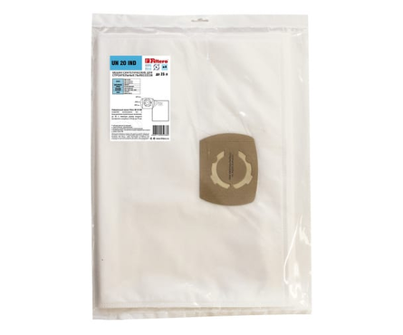 Мешки для пылесоса FILTERO UN 20 IND универсальные, трехслойные, синтетические, 25 л (4 шт/уп) Фотография_1