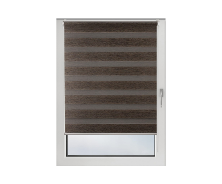 Штора рулонная PRAKTO Day&Night, эбен, 80х160 см Фотография_4