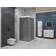 Душевая кабина EvaGold F901BS-Q квадрат 900x900x2280x4 мм, низкий поддон, матовый профиль, черное стекло Фотография_2