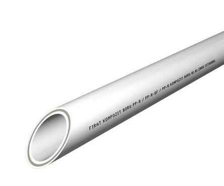 Труба 25 PN20 (арм. стекловолокно) RUBIS SDR 7,4  PRO  AQUA белый  (4 метра)