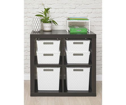 Контейнер для хранения 11 л 29.4х29.4х15.1 см с крышкой белый БЕРЕСТА ВИОЛЕТ Фотография_1