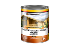 Состав для дерева алкидный ZERWOOD ZDS белый 0.85 л