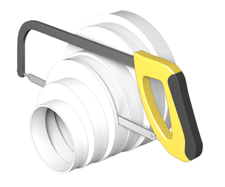 Соединитель редуктор эксцентриковый Event ПВХ белый, d 160/150/125/120/100/80 мм  Фотография_2