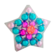 Набор шаров Звезда ассорти 1023308 розово-синий, пластик d-4 см (21 шт) Фотография_0