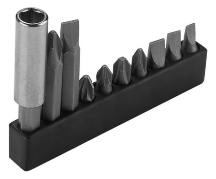 Аккумуляторная отвертка 4 В, встр. Ni-Cd. 0.6А ч, 4 Нм. бит 10 шт, USB заряд ZKS4 DEKO Фотография_2