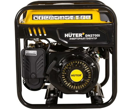 Генератор инверторный 2.7 кВт 220 В бак 10 л ручной стартер DN2700i HUTER Фотография_2