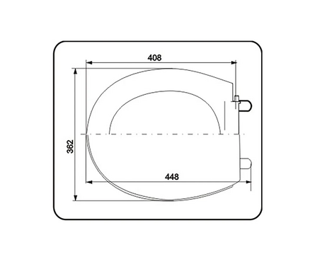 Сиденье для унитаза полипропилен белое уклад (Формат, Эталон, Элегант) Фотография_2