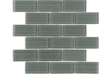 Мозаика Caramelle Mosaic Impressioni Mattoni Grigio 300х300 мм, чип 50х100 мм