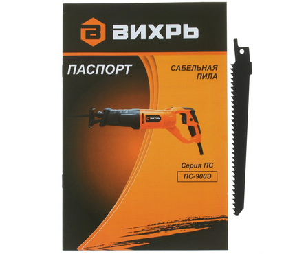 Пила сабельная 900 Вт, 0,-2800 об/мин, распил 150 мм ПС-900Э ВИХРЬ Фотография_8