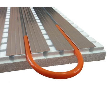 Мат из пенополистирола Тепол WF16-40 мм, для водяного теплого пола 1000х1000х40 мм Фотография_1