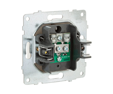 Розетка 1-ая TV серебро QUANTUM OVIVO Фотография_1