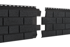 Панель фасадная Клинкер Нордик Стоун Хаус S-Lock Графитовый 0.292х1.95 м (0.57 м²) Ю-ПЛАСТ