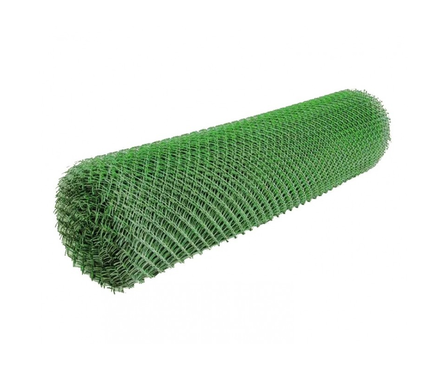 Сетка рабица ПВХ, зеленая, 50х50х2.3 мм (2.0х10 м) Фотография_0