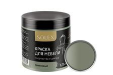 Краска для мебели SOLEX оливковый 0.75 кг