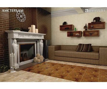 Клинкер Керамин Амстердам 4 рельефный негл., 24.5х6.5 см Фотография_1