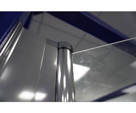 Душевое ограждение полукруг 900х900х2020х4 мм стекло низкий поддон полукруг+сифон Альфа-хром ТРИТОН Фотография_3