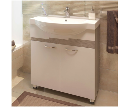 Тумба для ванны EvaGold «Каскад 75» с умывальником «Элеганс 75» Фотография_1