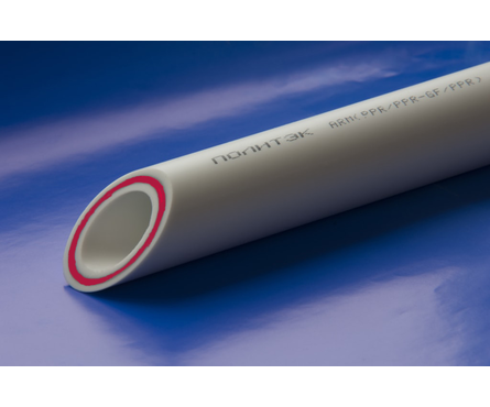 Труба PPR 25 стекловолокно серый (4 метра) Фотография_1