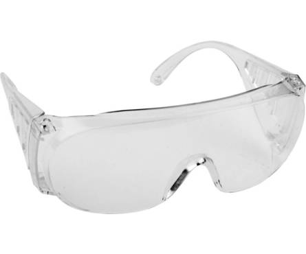 Очки защитные.поликарбонатнаямонолинза с боковой вентиляцией.прозрачные DEXX