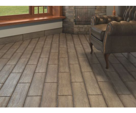 Керамогранит Шато GP Коричневый 147х594х9 мм Березакерамика (0.087 м²/1 шт) 1 сорт Фотография_1